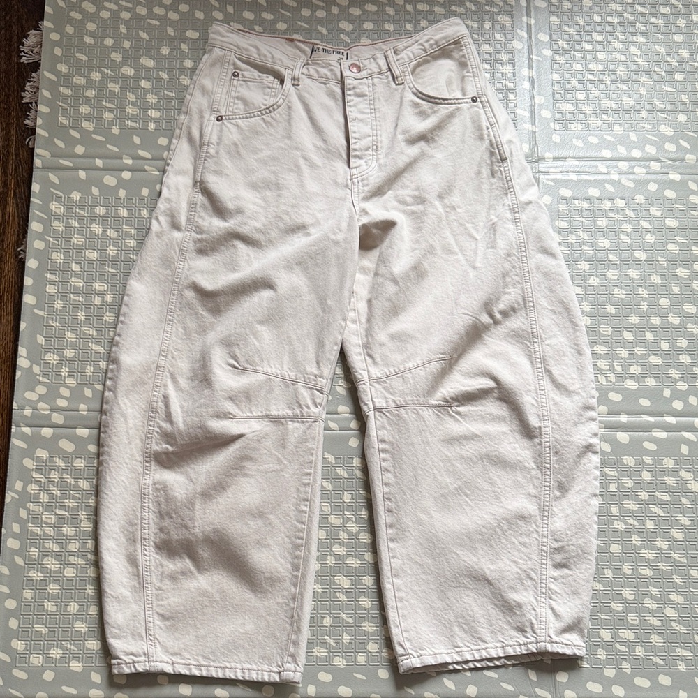 Free People barrel jean